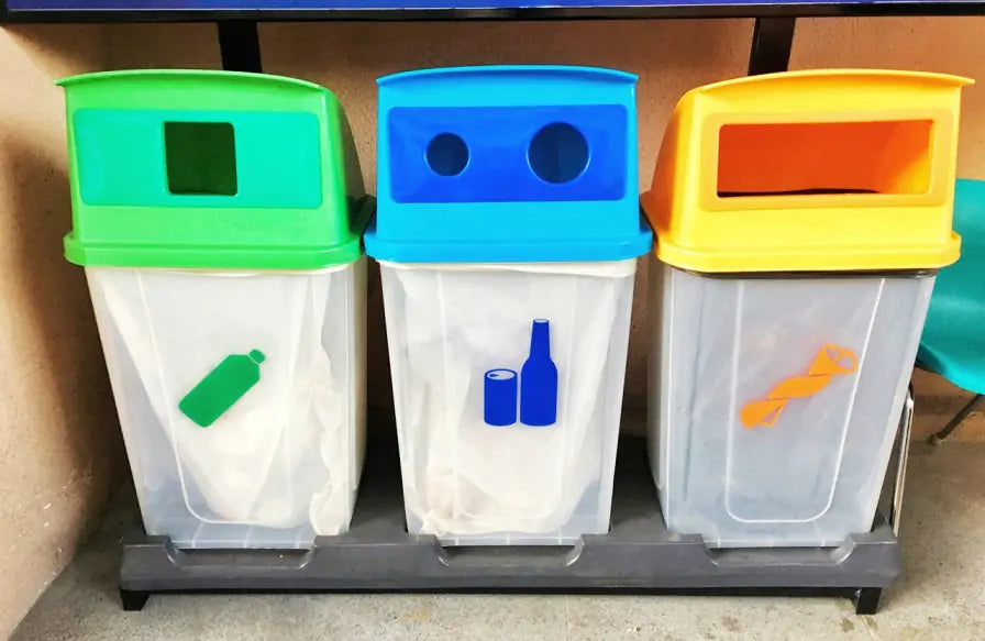 Colour-Coded Outdoor Bins Make for Easy Recycling