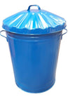 Galvanised Trash Can Available in 5 Colours - 90 Litre