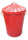 Galvanised Trash Can Available in 5 Colours - 90 Litre