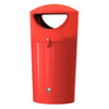 Metro Round Hooded Litter Bin - 120 Litre