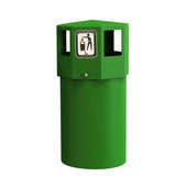 Octaplus Midi Hooded Litter Bin - 70 Litres