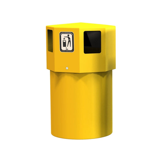 Octaplus Maxi Hooded Litter Bin Available in 18 Colours - 130 Litre