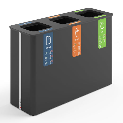 Trinity Trio Recycling Bin - 3 x 90 Litre