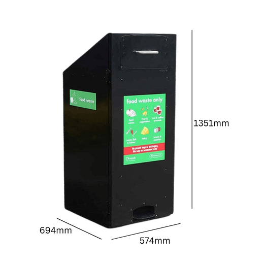 Wheelie Bin Cover with Pedal - 3 Sizes Available