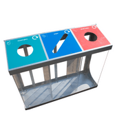 Triple Box Cycle Recycling Bin