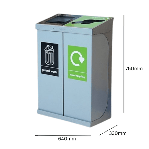 C-Bin Double Recycling Bin - 120 & 160 Litre Available