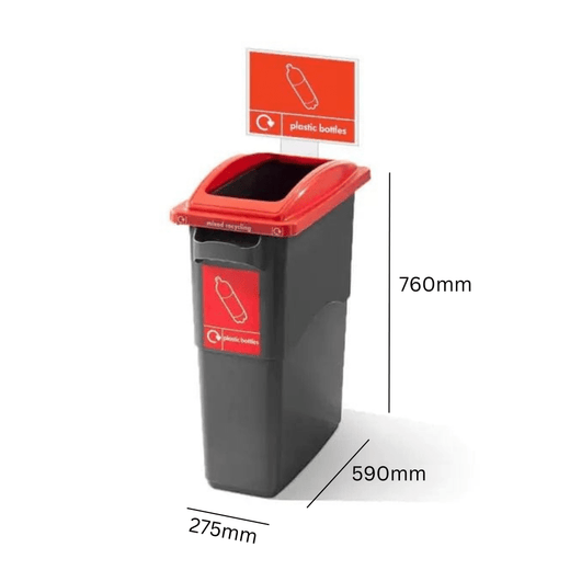 Smart Slim Profile Recycling Bins - 60 & 70 Litre Available