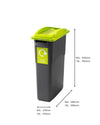 Smart Slim Profile Recycling Bins - 60 & 70 Litre Available