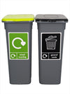 Freestanding Recycling Bins with Lift up Lid - Available in 3 Size