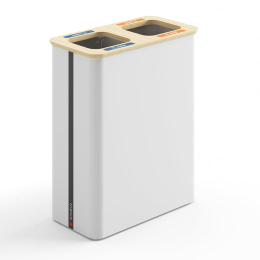 Trinity Dual Recycling Bin - 2 x 60 Litre