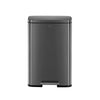 Eko Madison 2 Compartment Pedal Recycling Bin - 20 + 25 Litre