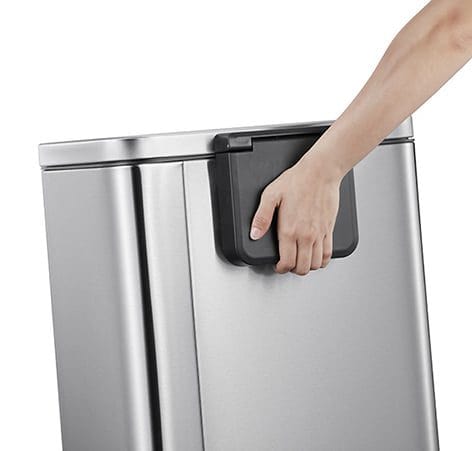 Eko Madison 2 Compartment Pedal Recycling Bin - 20 + 25 Litre