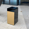 Powder Coated Galvanised Steel Recycling Bin - 112 Litres