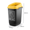 Small Open Top Recycling Bin -28 Litre