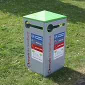 Outdoor Recycling Bin - 112 Litre