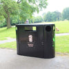 Extra Large Pod Triple Recycling Bin for Outdoor - 380 Litre