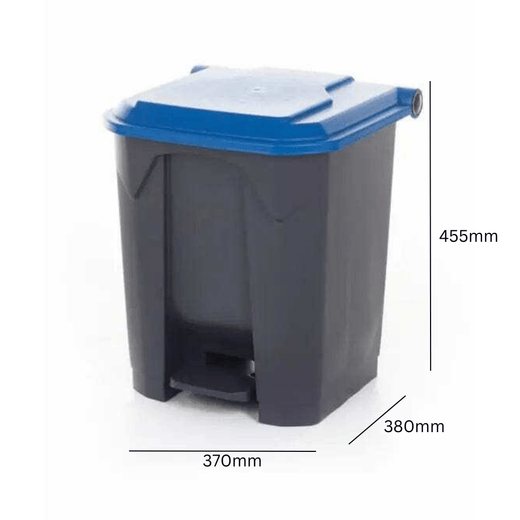 Pedal Bins with Coloured Lids 30 Litres