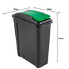 25 Litre Recycling Bin and Lid with Recycling Sticker