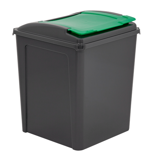 50 Litre Recycling Bin and Lid with Recycling Sticker