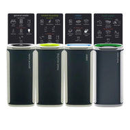 Simpler Recycling Professional Office Recycling Bins (Set of Four)