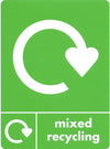 A5 Quality Recycling Stickers