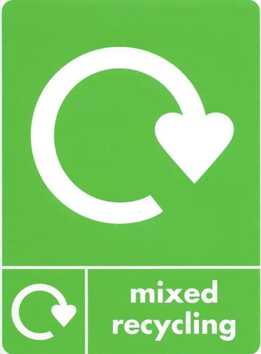 A5 Mixed Recycling Sticker