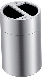 120 Litre 2 Compartment Aluminium Recycling Bin