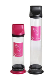 Transparent Battery Recycling Bin - Available in 2 Sizes