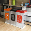 Triple Box Cycle Indoor Recycling Bin - 180 and 240 Litre Available