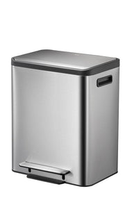 EcoCasa Dual Compartment Recycling Bin - 2x15 Litre