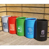 Circular Polythene Recycling Bins - 91 Litres