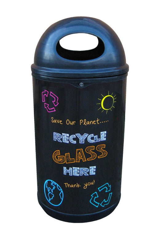 90 Litre Blackboard Style Recycling Bin