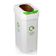 Combin - Set of 5 Cardboard Recycling Bins with Graphics 60 Litre