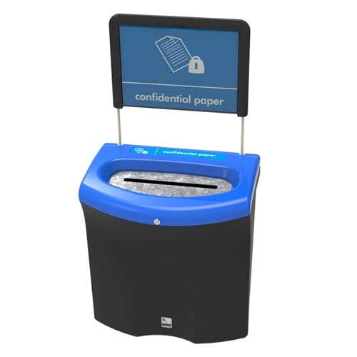 Meridian Confidential Paper Recycling Bin - 87 Litre