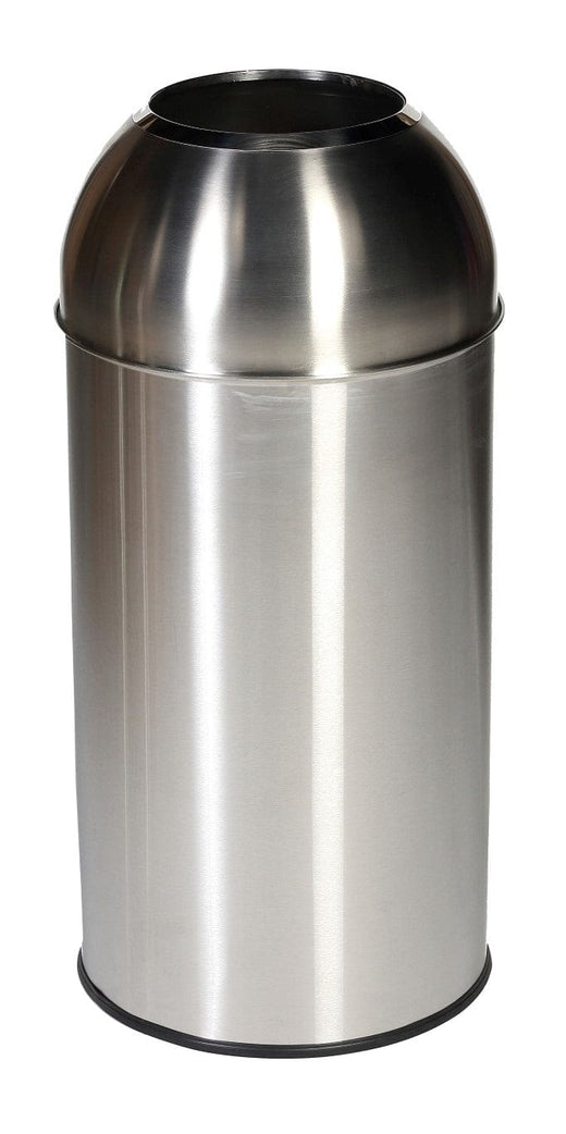 Stainless Steel Recycling Bins with Coloured Domes - 40 Litre