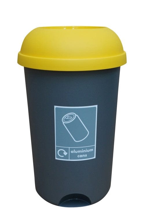 Set of 4 50 Litre Recycling Bins & Stickers