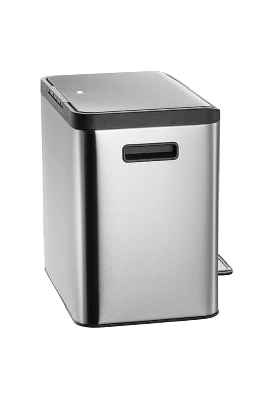 EcoCasa Dual Compartment Recycling Bin - 2x15 Litre