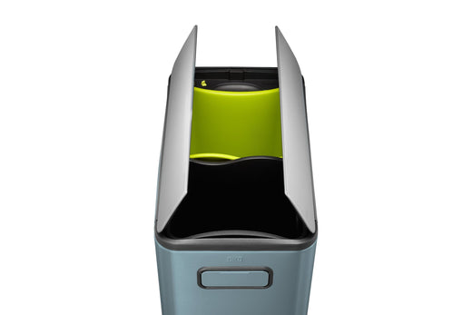 EKO Ecofly Slim Dual Compartment Recycling Bin - 2 x 20 Litre