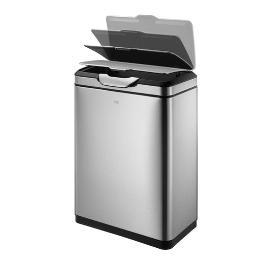 Eko Touch Pro Dual Compartment Recycling Bin - 2 x 20 Litre