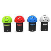 Novelty Emoji Recycling Bins