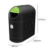 Exeo Twin External Recycling Bin - 180 Litre