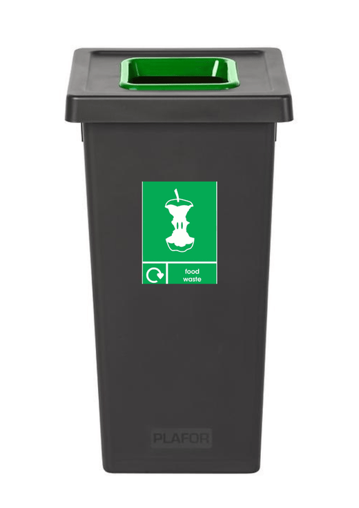 Black Freestanding Recycling Bin - Available in 3 Sizes