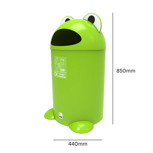 Frog Buddy Recycling Bin with Liner 75 Litres