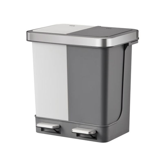 Hana Duo 2 Compartment Recycling Bin - 2 x 10 Litre