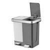 Hana Duo 2 Compartment Recycling Bin - 2 x 10 Litre