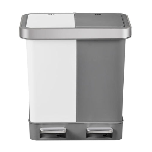 Hana Duo 2 Compartment Recycling Bin - 2 x 10 Litre