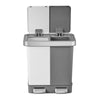 Hana Duo 2 Compartment Recycling Bin - 2 x 10 Litre