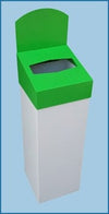 Metro Recycling Bin - 80 Litre