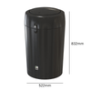 Metro Flip Top Litter Bin - 120 Litre