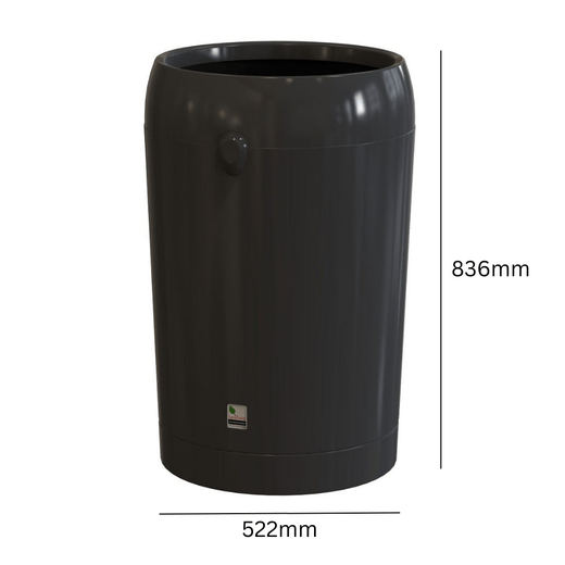 Metro Round Open Top Litter Bin - 85 Litre